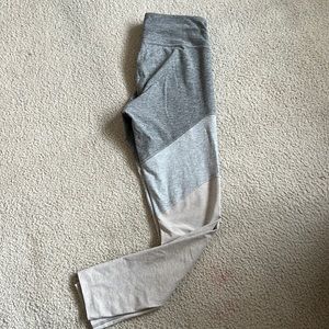 Outdoor Voices Tri colored leggings Size M